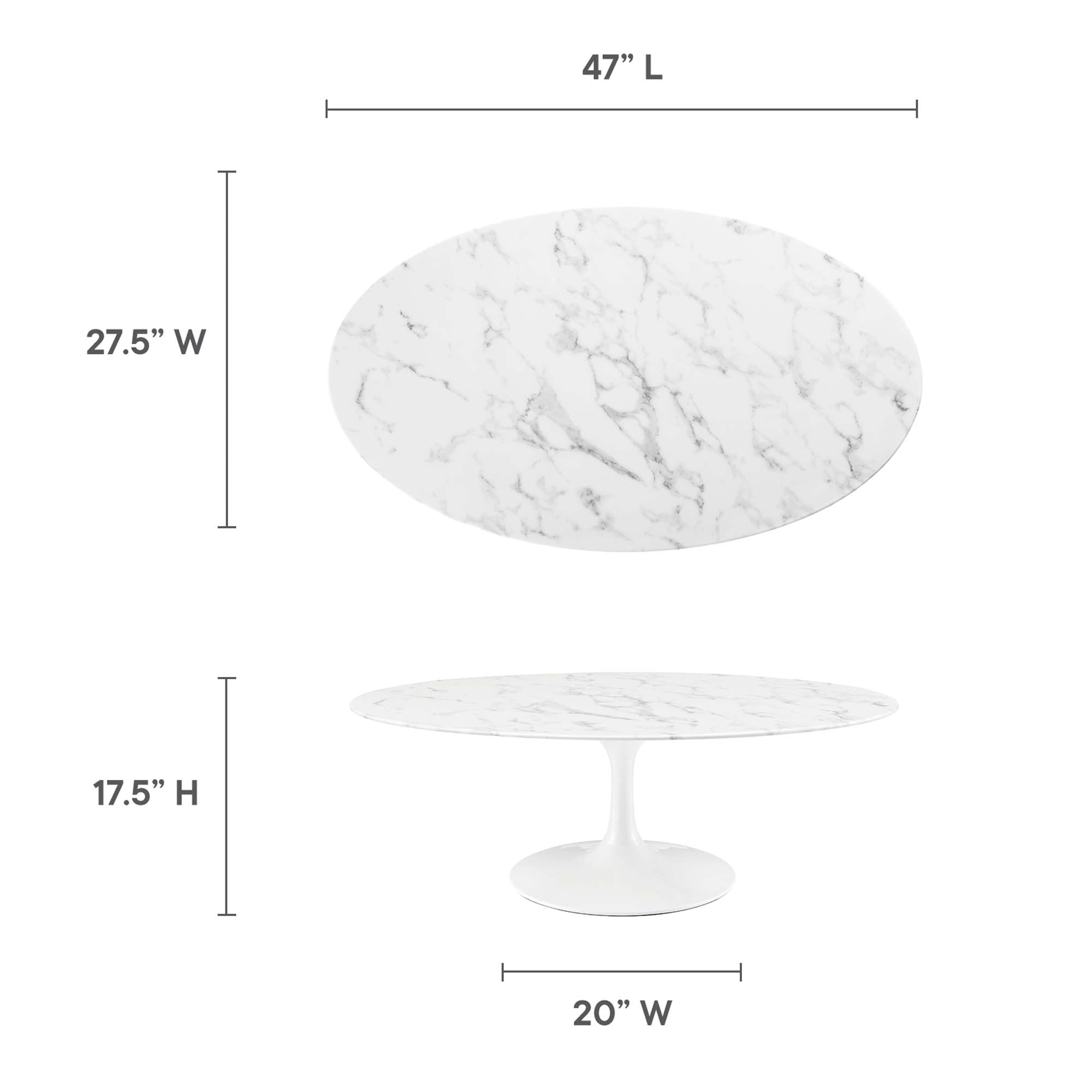 White / 48"