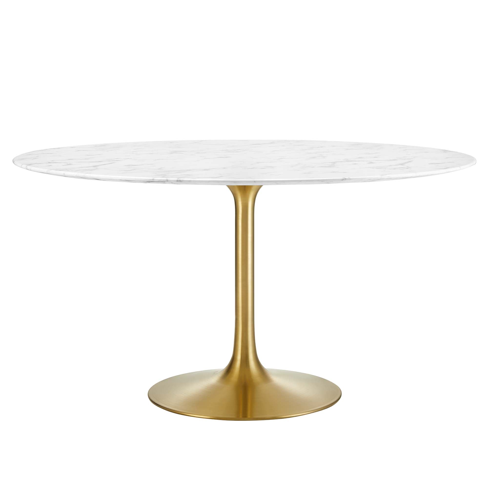 Faux Marble / Gold White