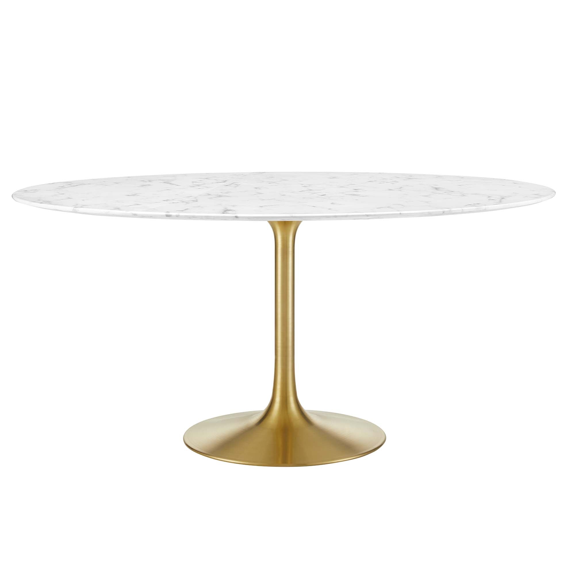Faux Marble / Gold White