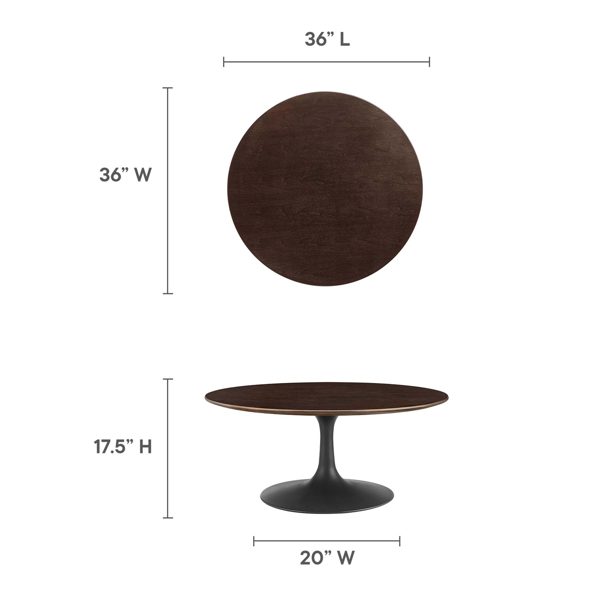 Black Cherry Walnut / 36"