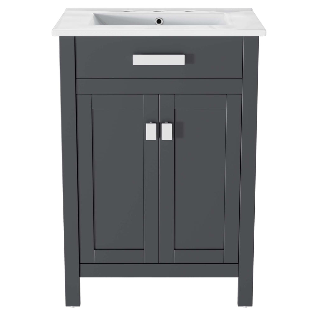 Gray White / 24"