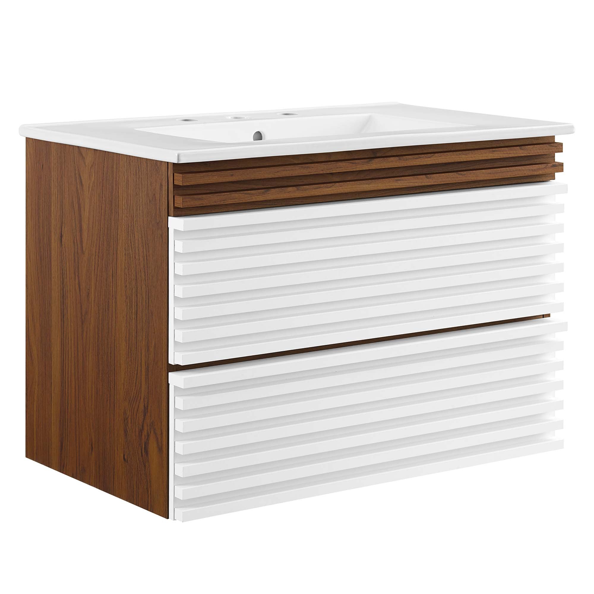White Walnut White / 30" 