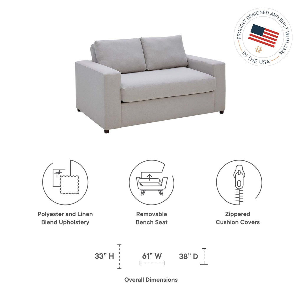 Flint Gray Linen Blend