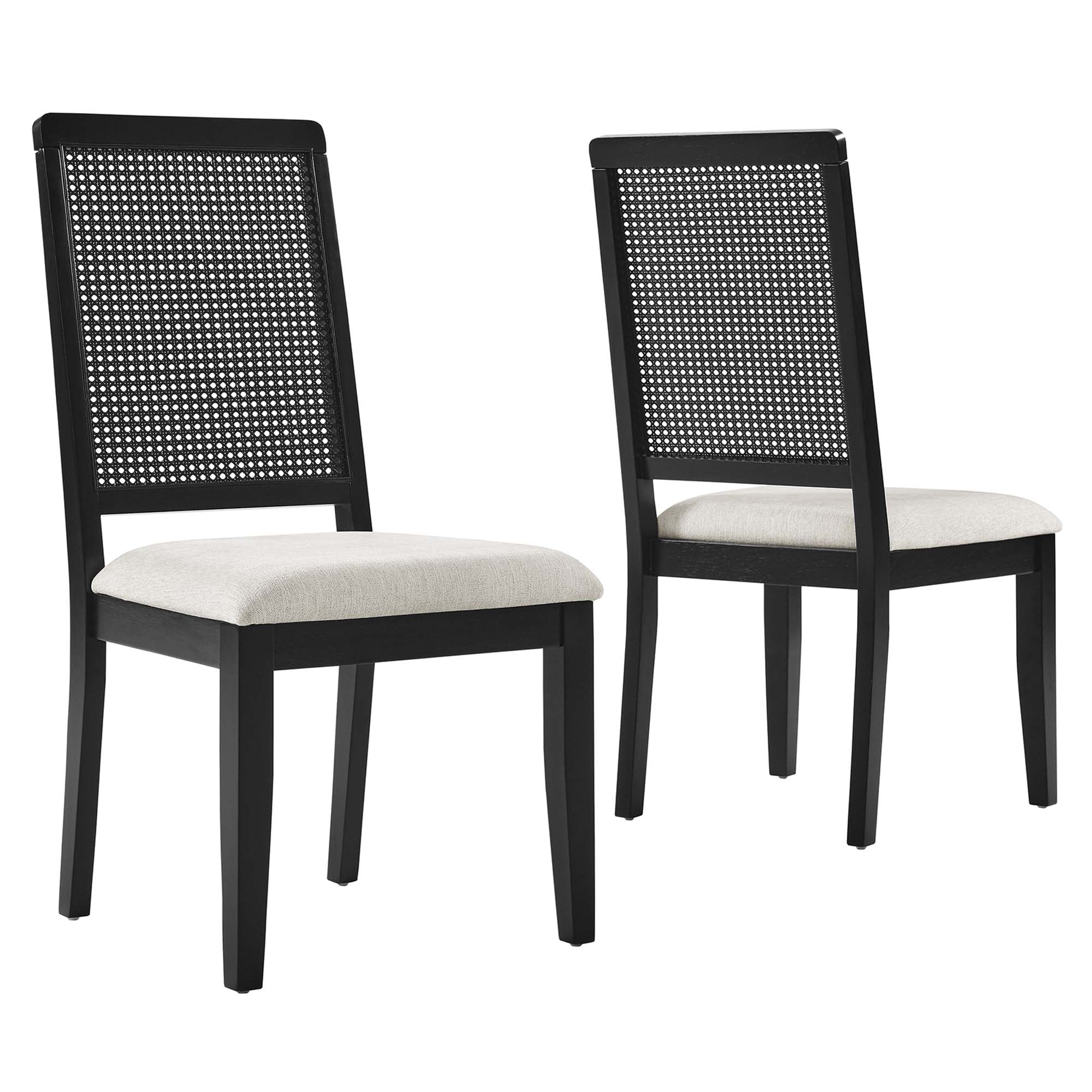 Black Black Heathered Weave Ivory