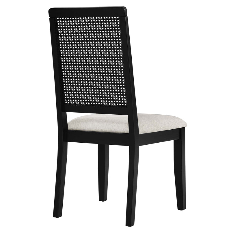 Black Black Heathered Weave Ivory