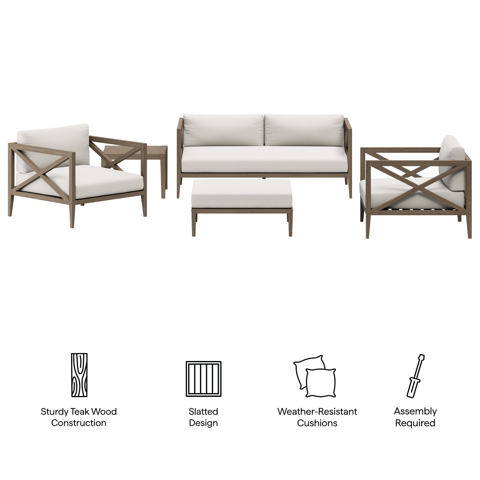 Weathered Gray White