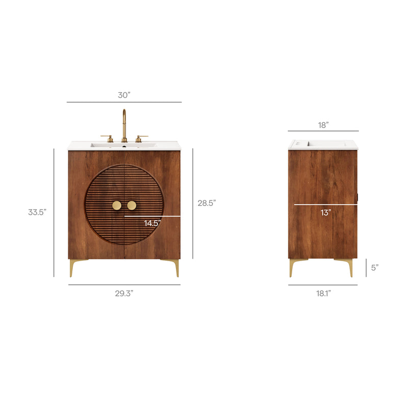 Walnut White