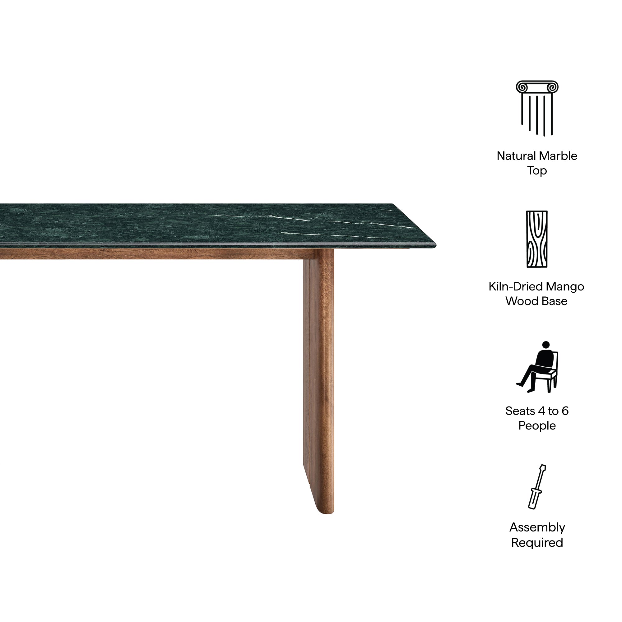 Walnut Green Marble