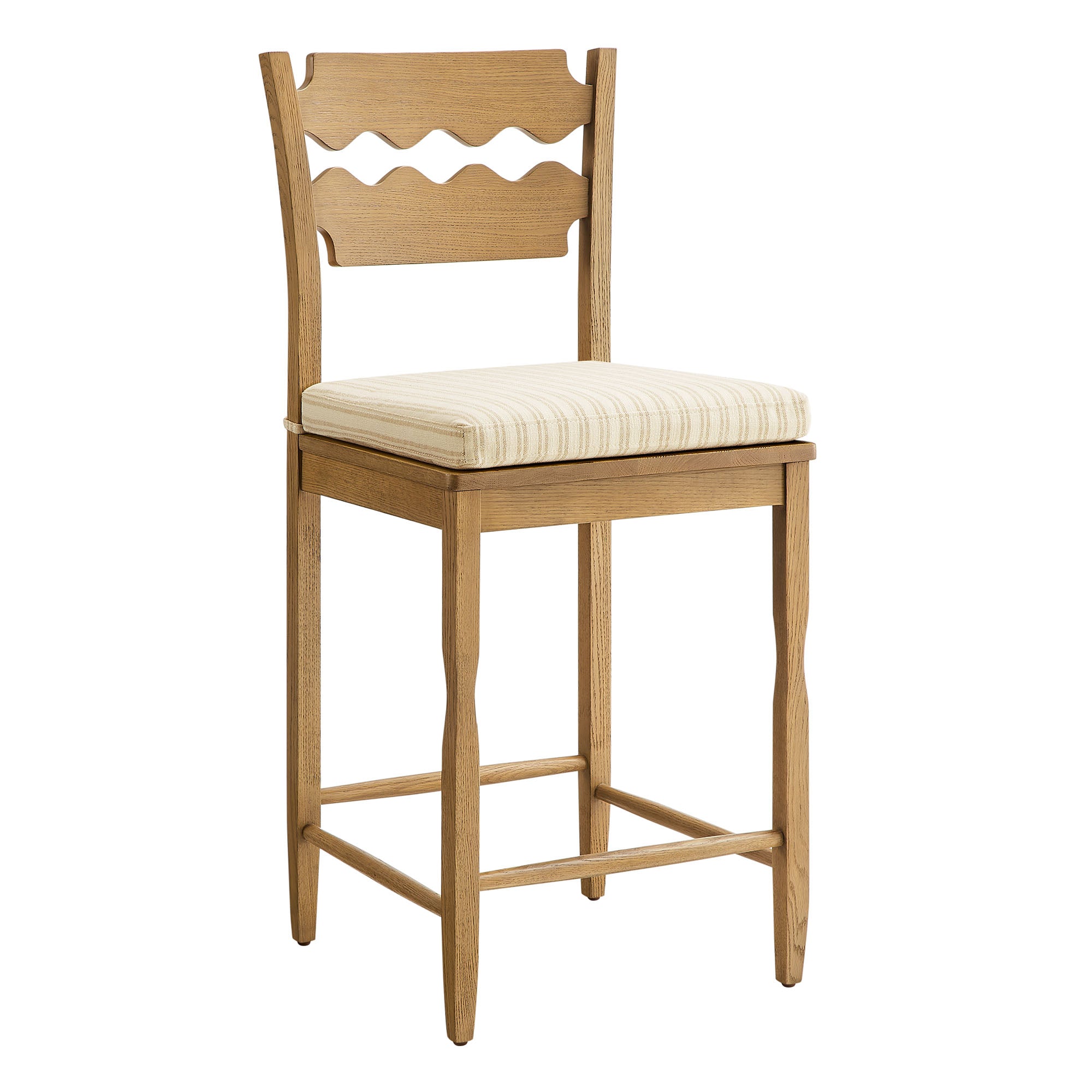 Weathered Oak Oatmeal Stripe