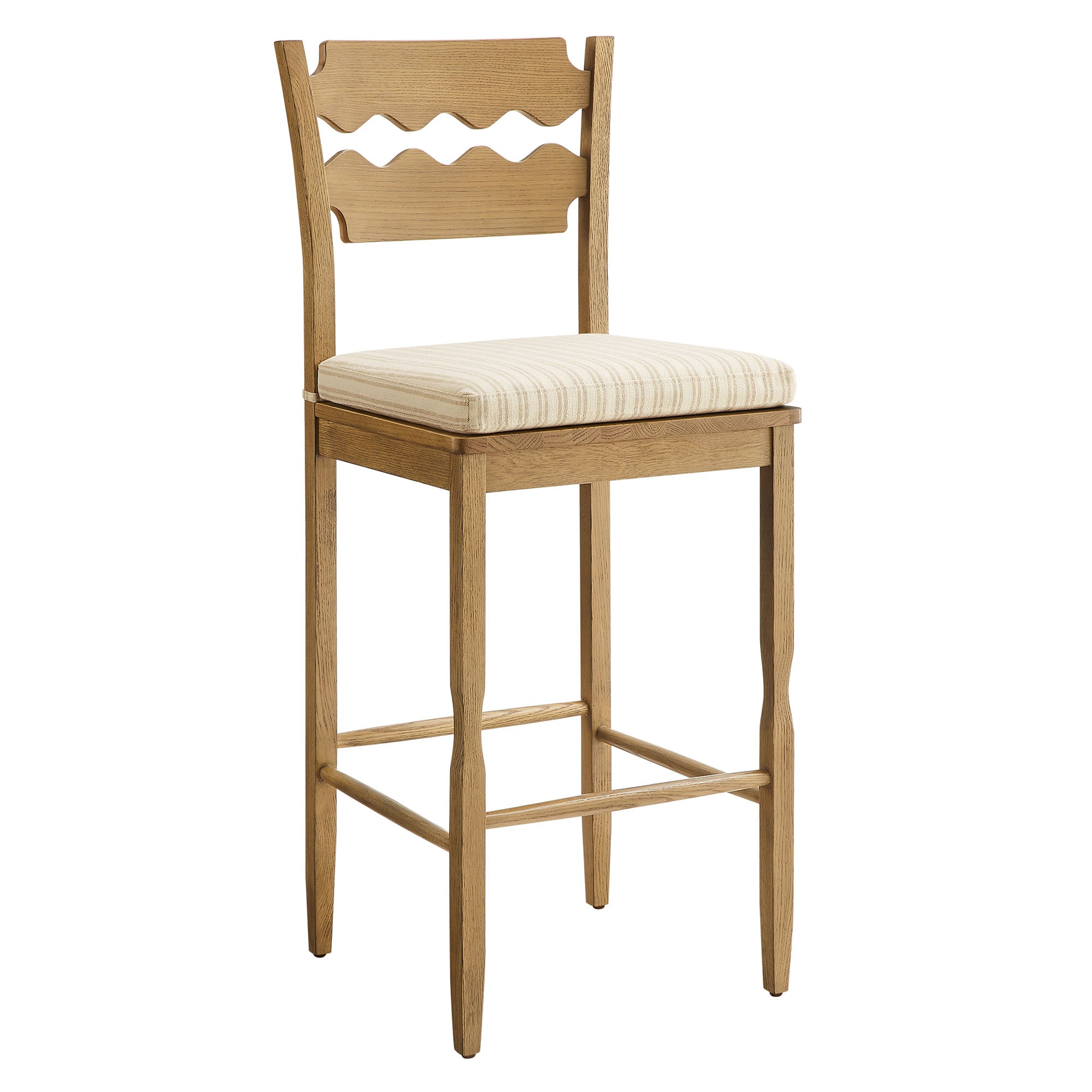 Weathered Oak Oatmeal Stripe