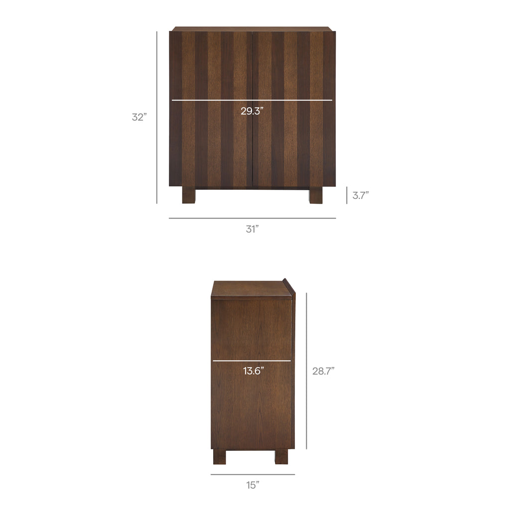 Dark Walnut Stripe