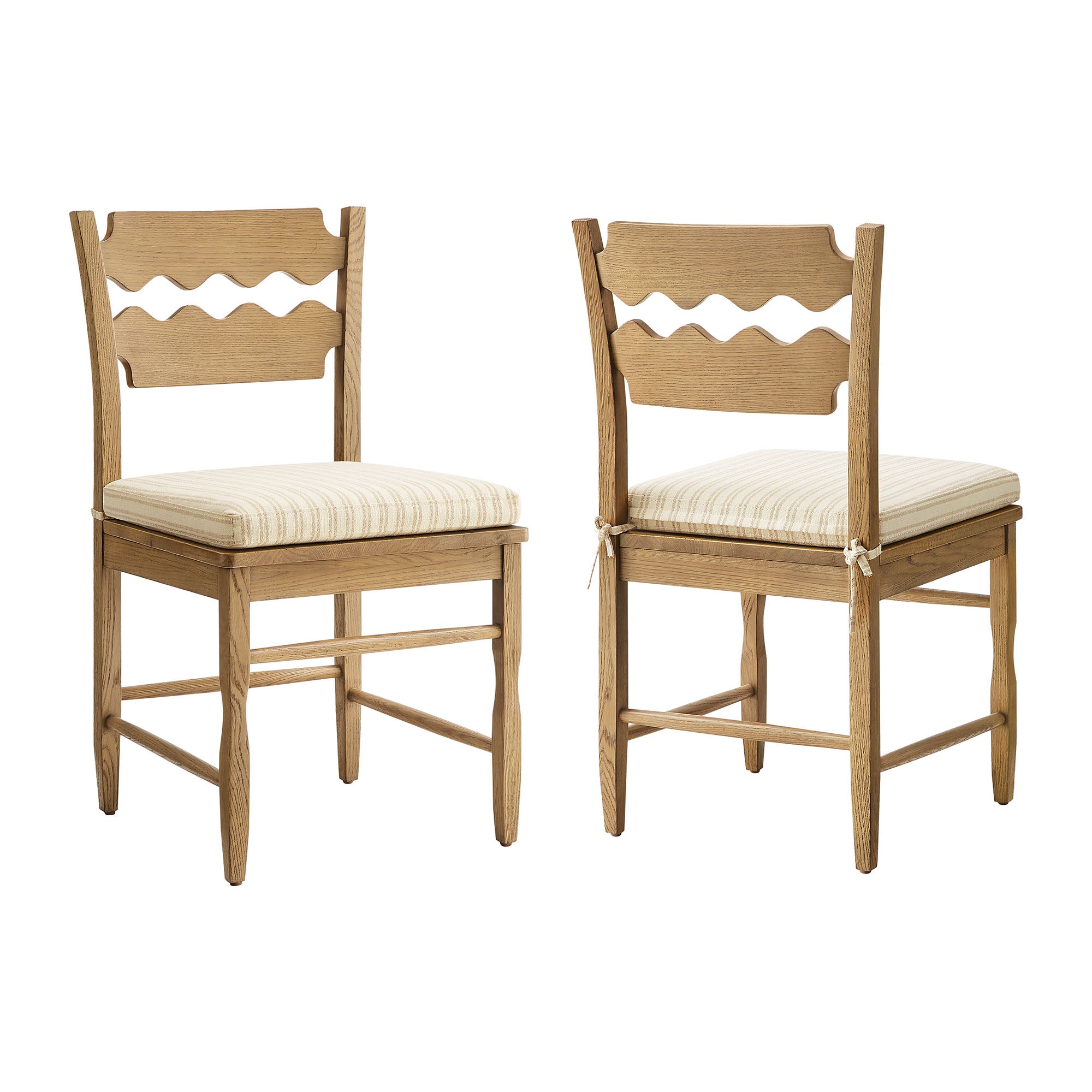 Weathered Oak Oatmeal Stripe