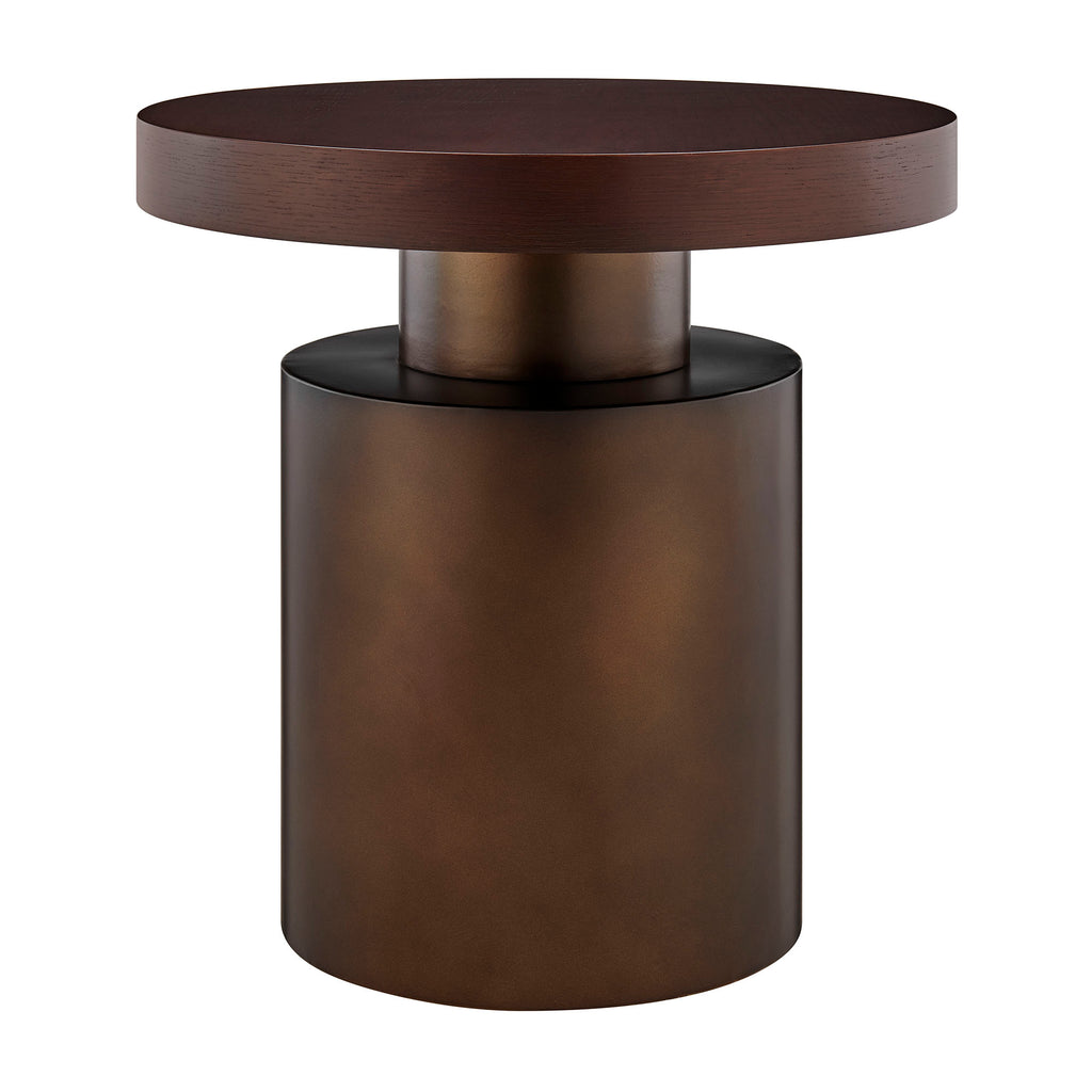 Dark Walnut Burnished Brass