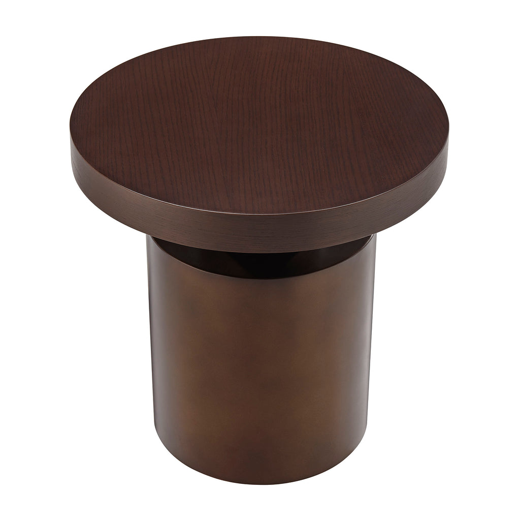 Dark Walnut Burnished Brass