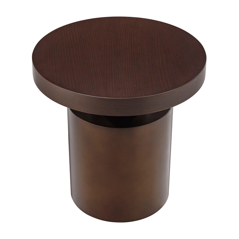 Dark Walnut Burnished Brass