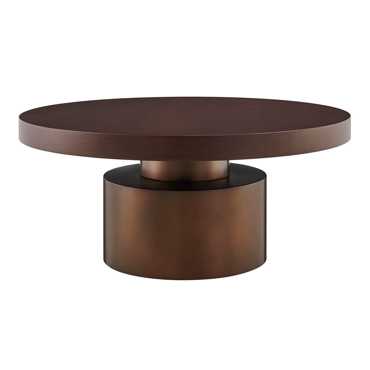 Dark Walnut Burnished Brass