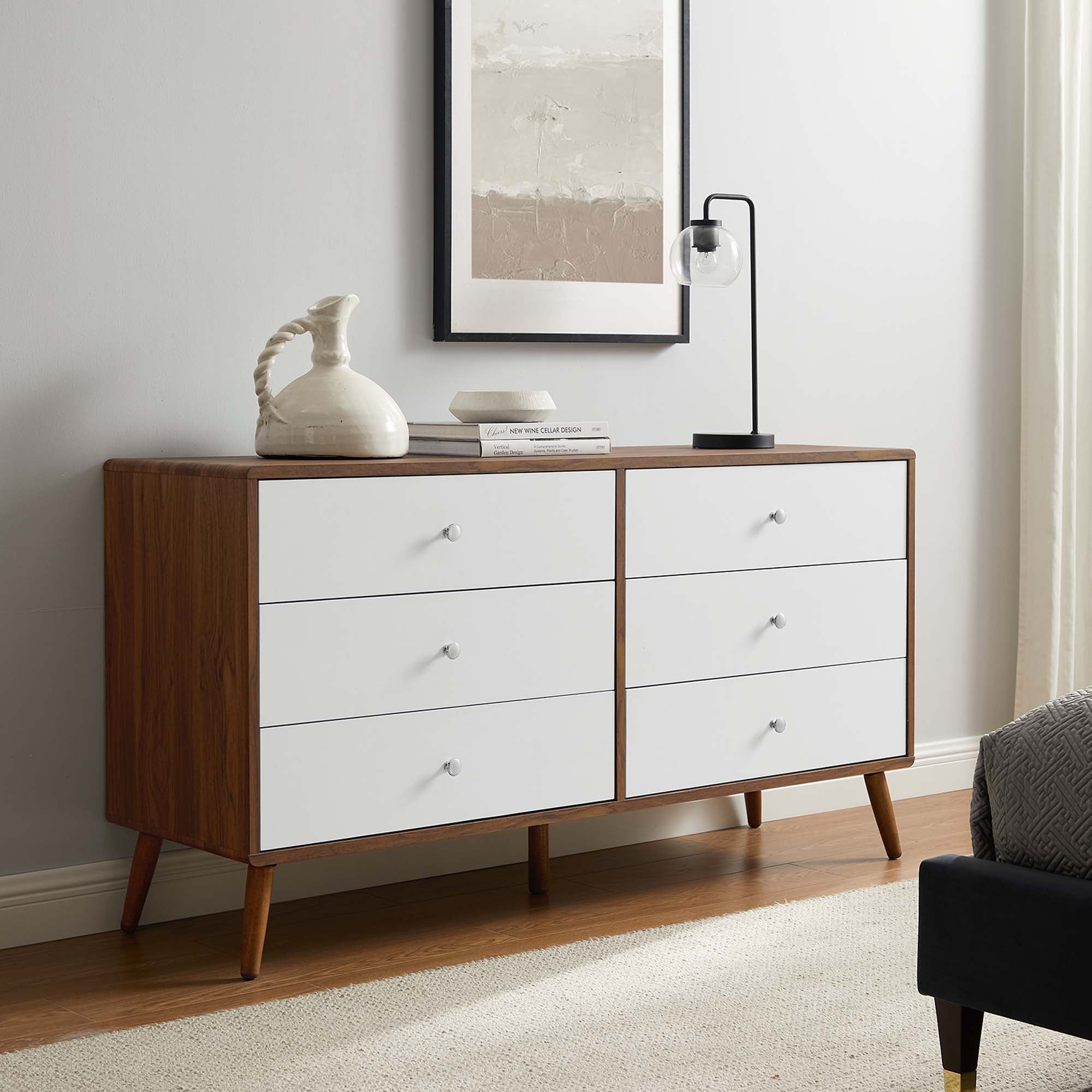 Walnut White