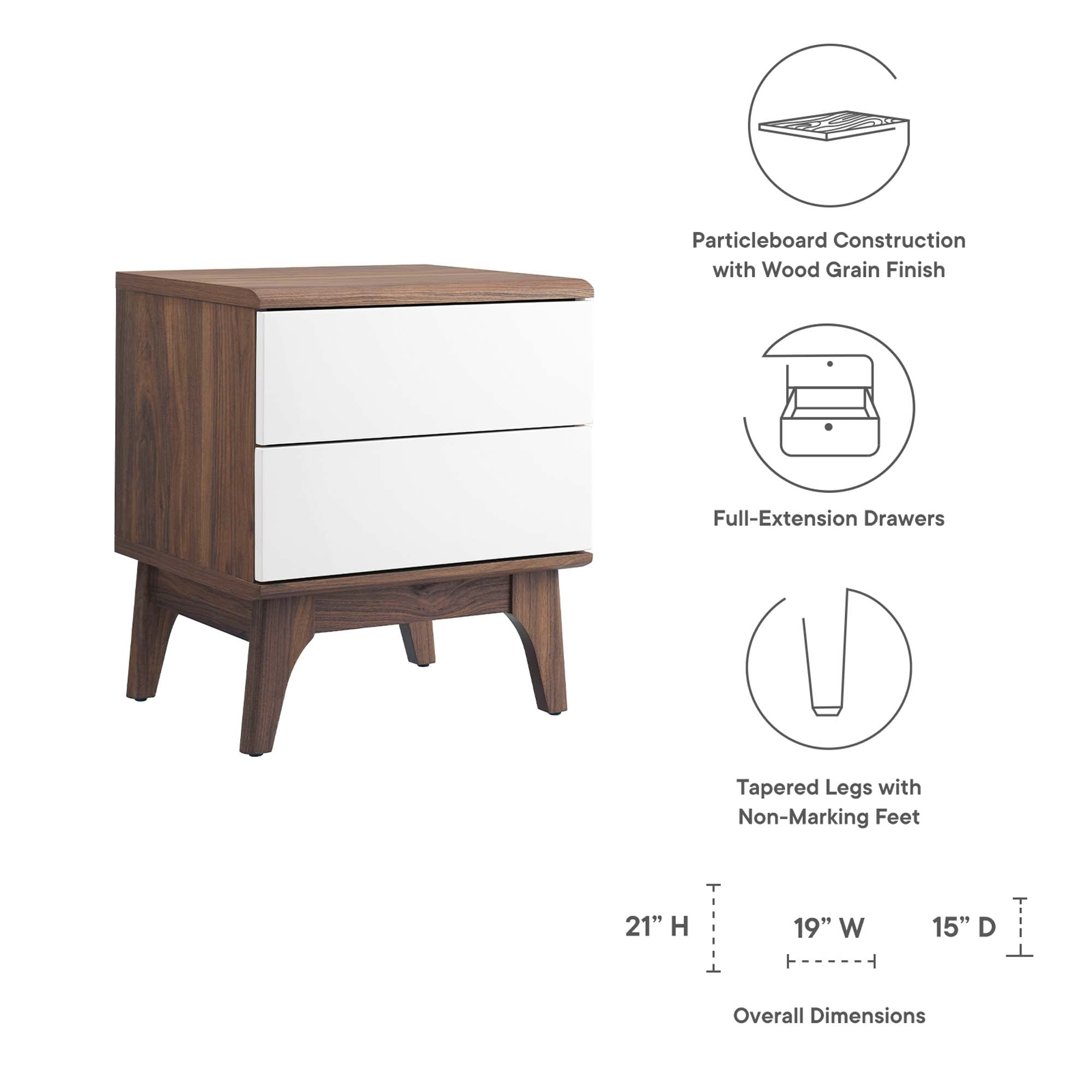 Walnut White