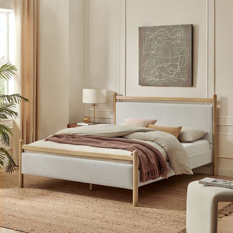 Light Oak Heathered Ivory / Queen