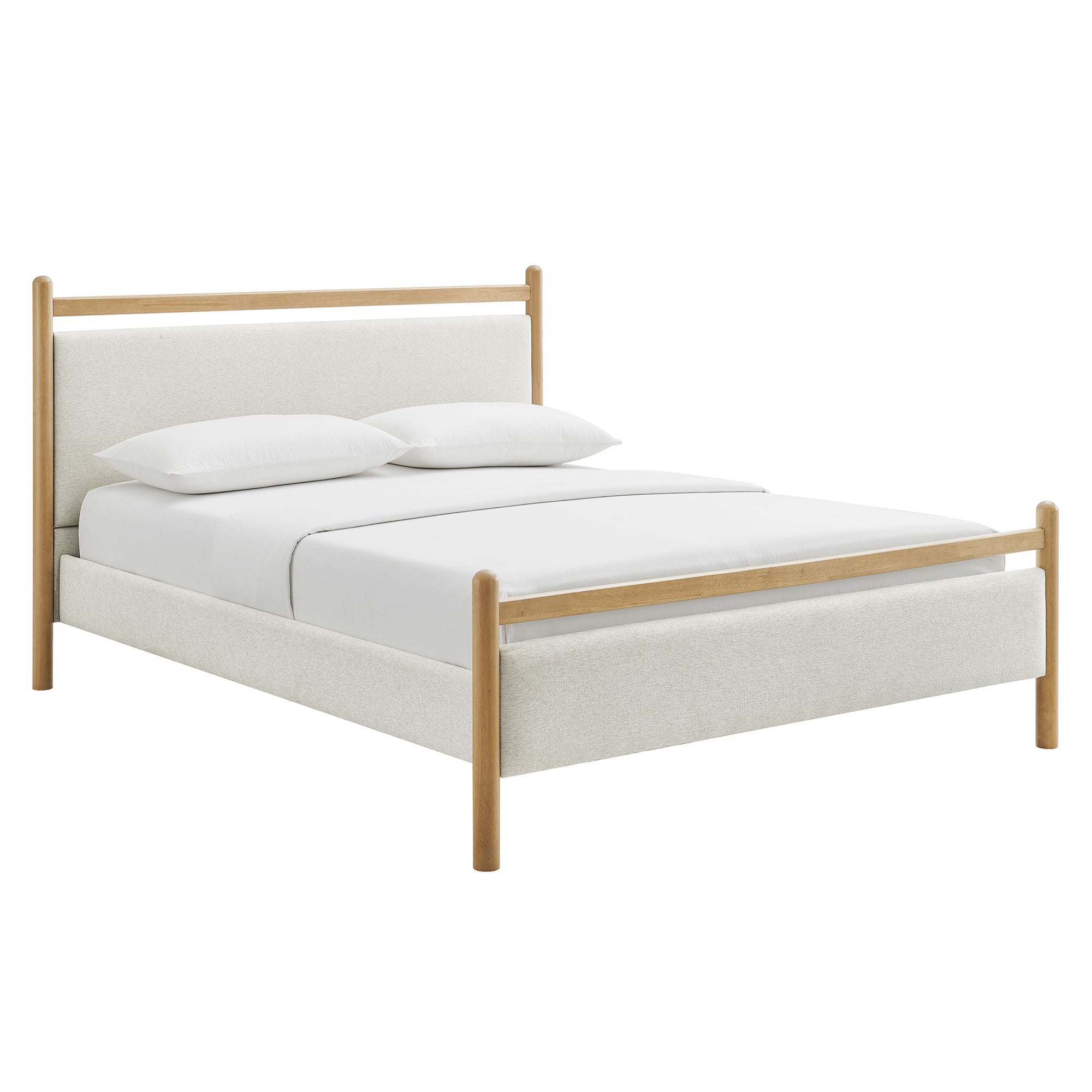 Light Oak Heathered Ivory / King