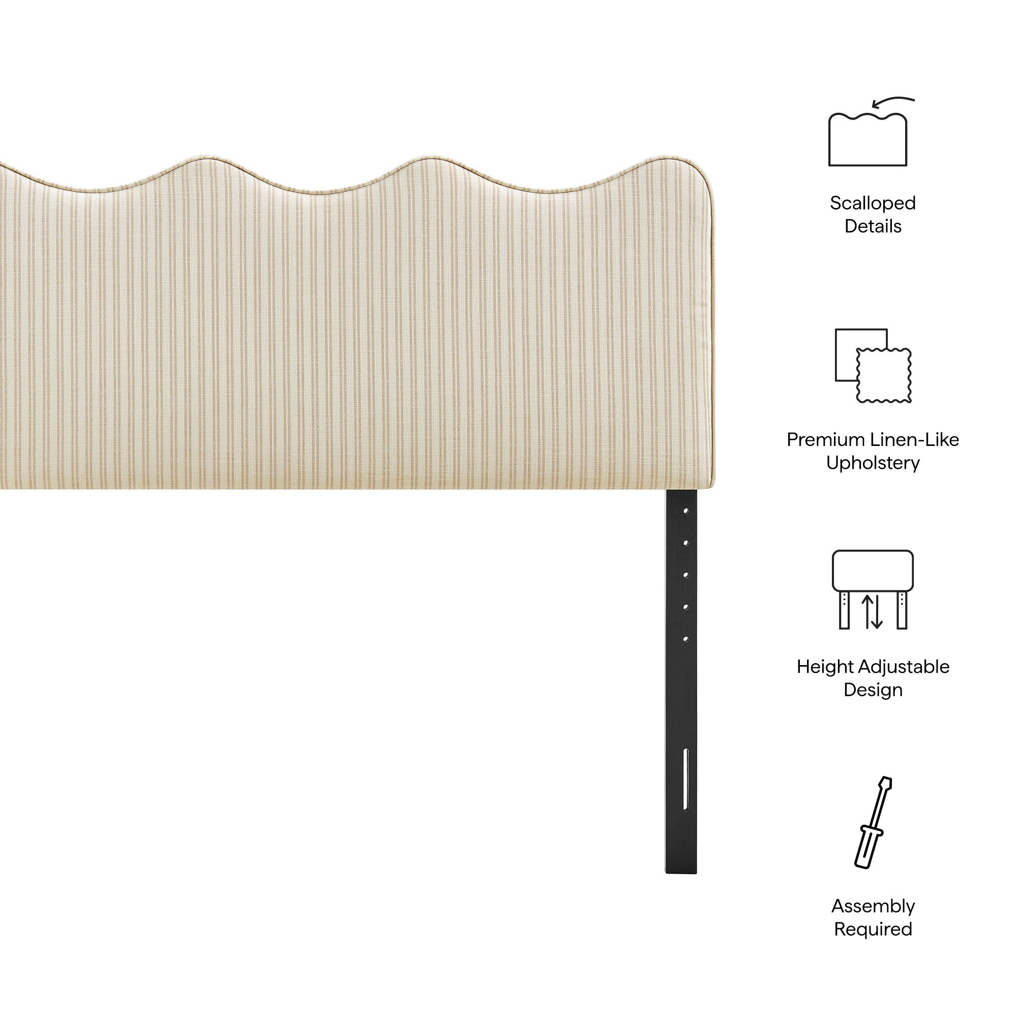 Oatmeal Stripe / Queen