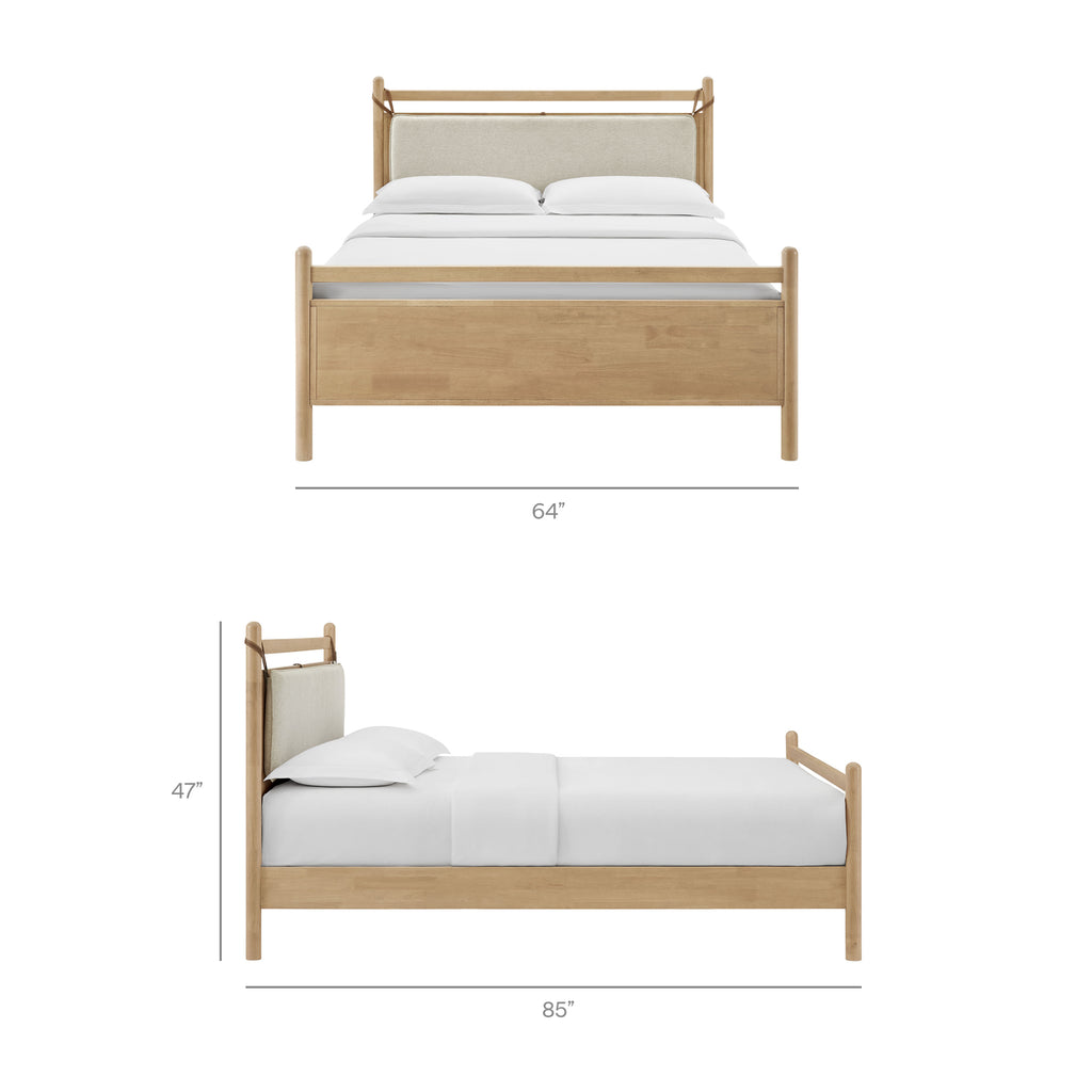 Light Oak Heathered Ivory / Queen