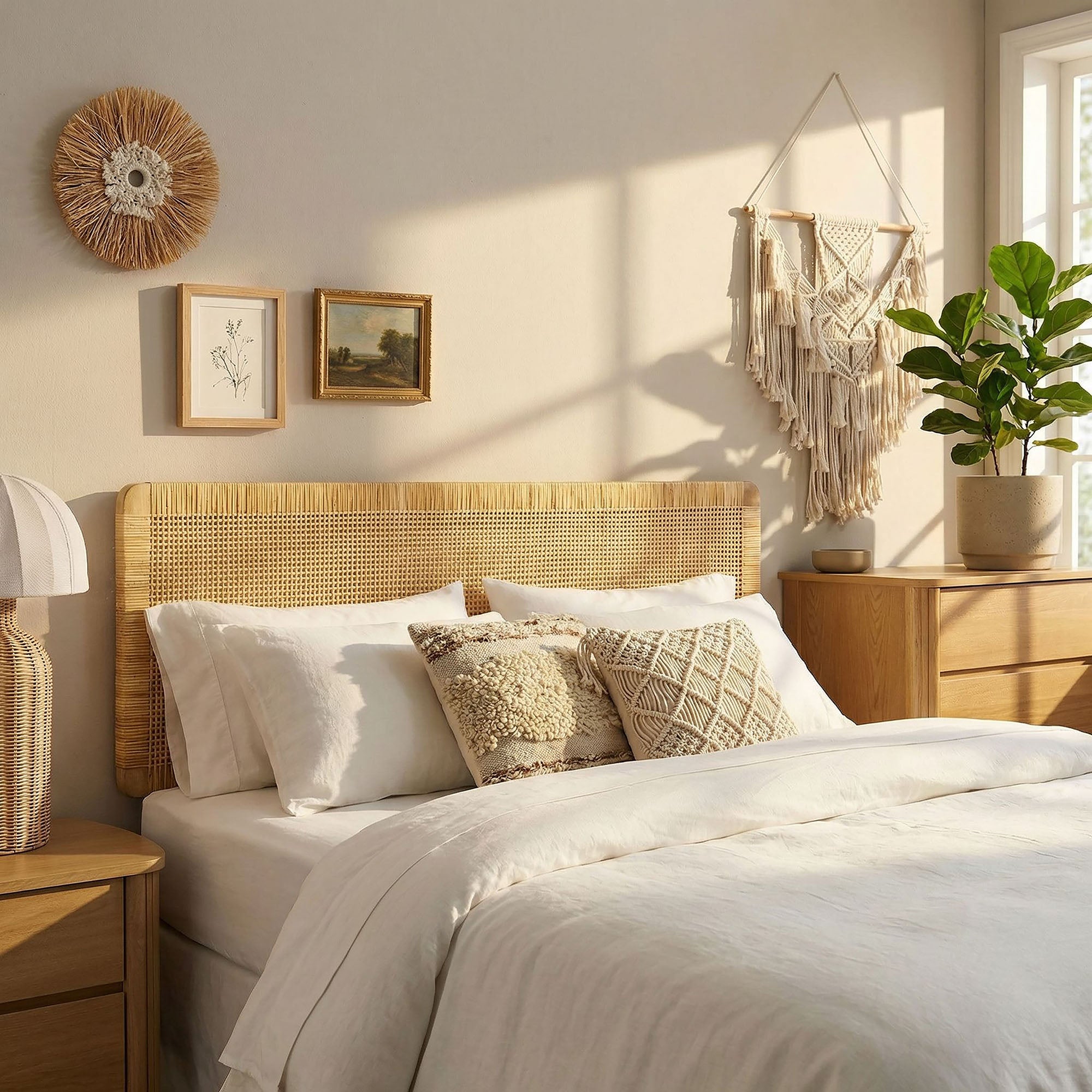 Natural Rattan / Queen
