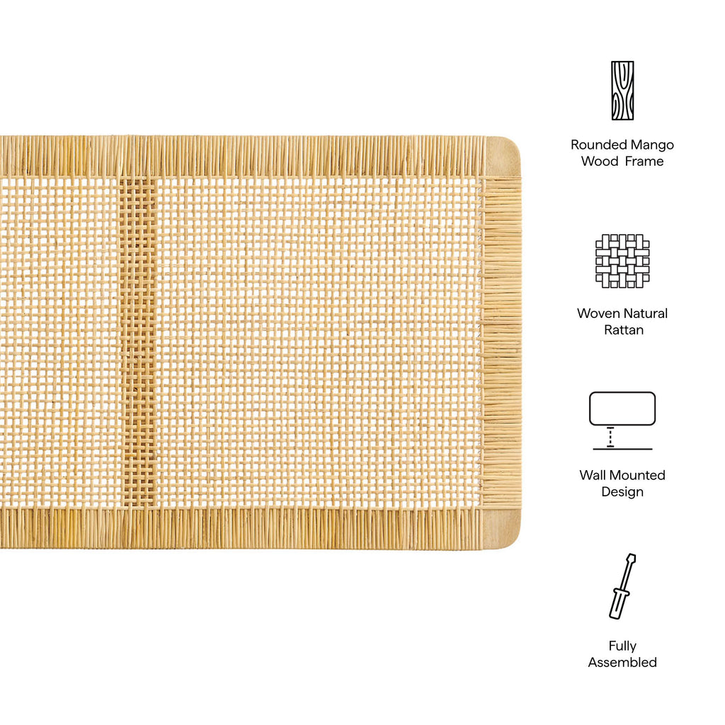 Natural Rattan / Queen