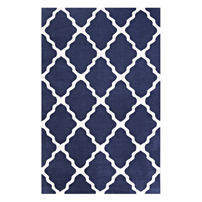 Navy and Ivory / 8x10