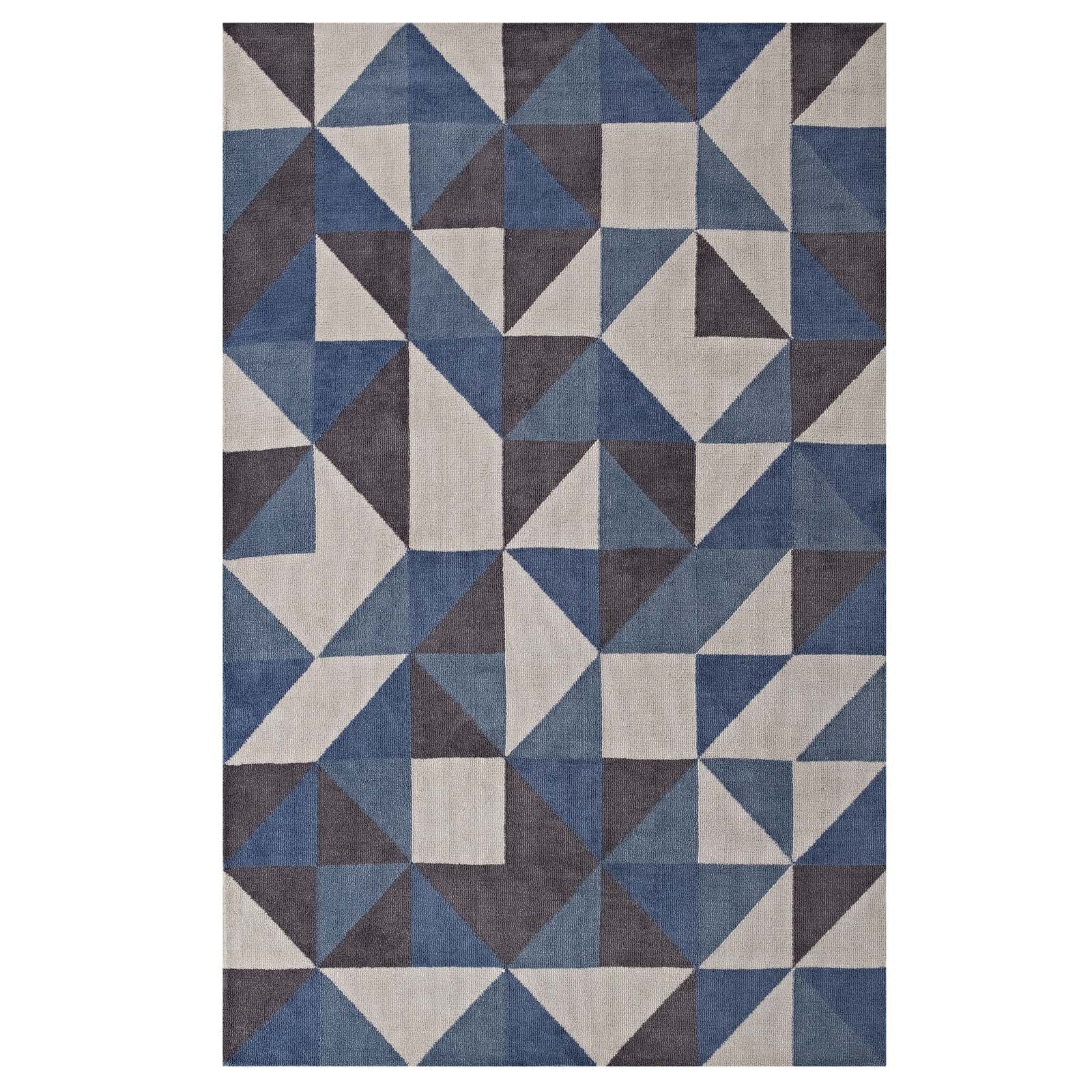 Blue White and Gray / 8x10