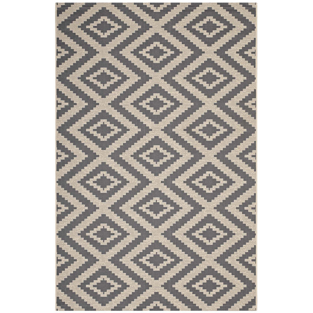 Gray and Beige / 5x8