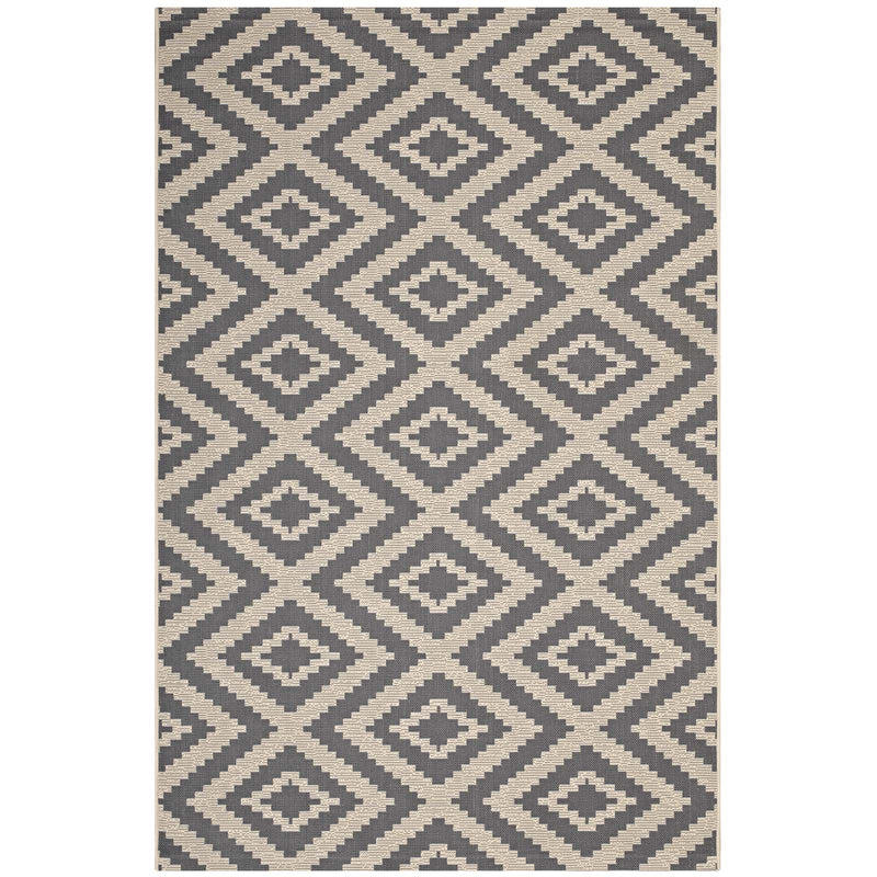 Gray and Beige / 5x8
