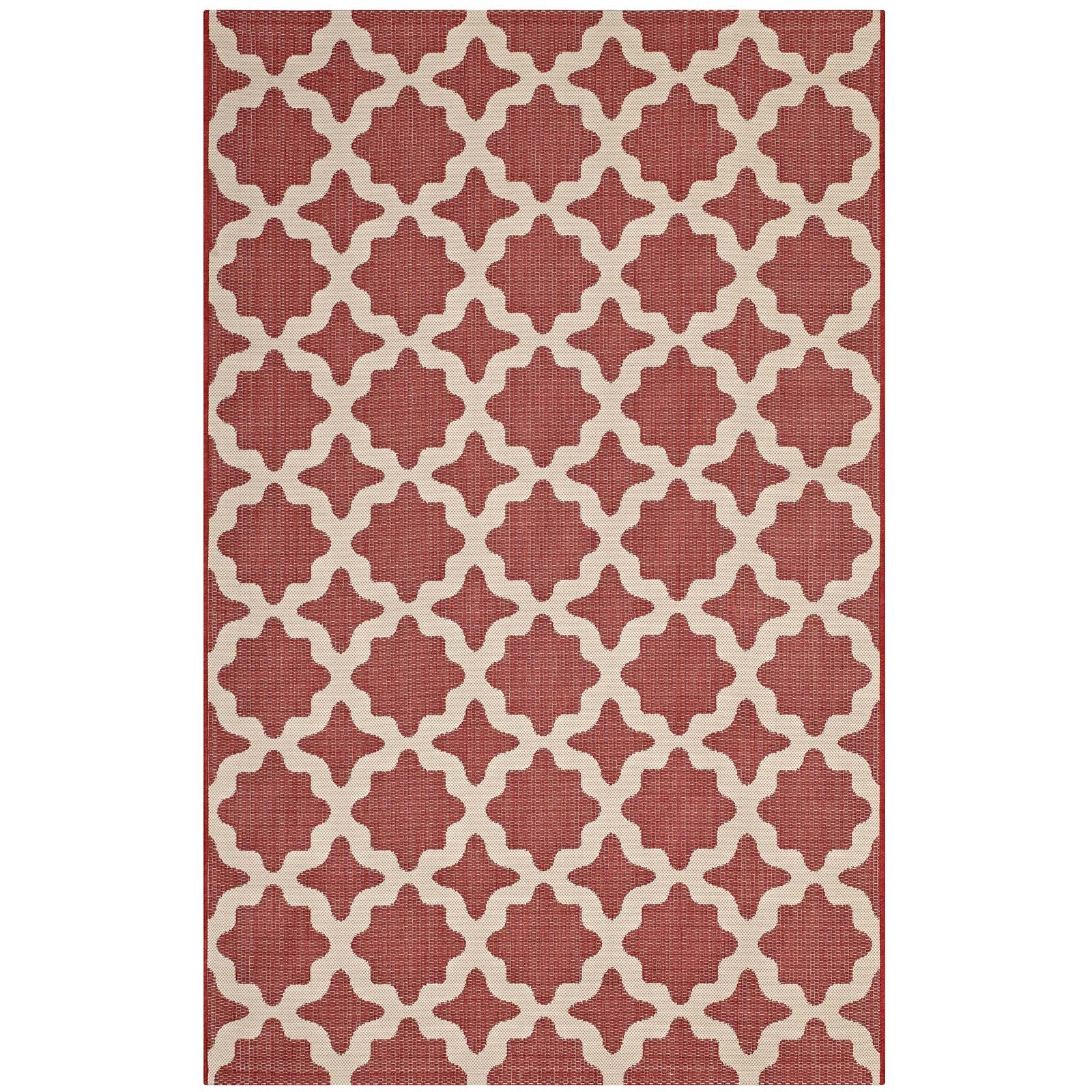 Red and Beige / 5x8