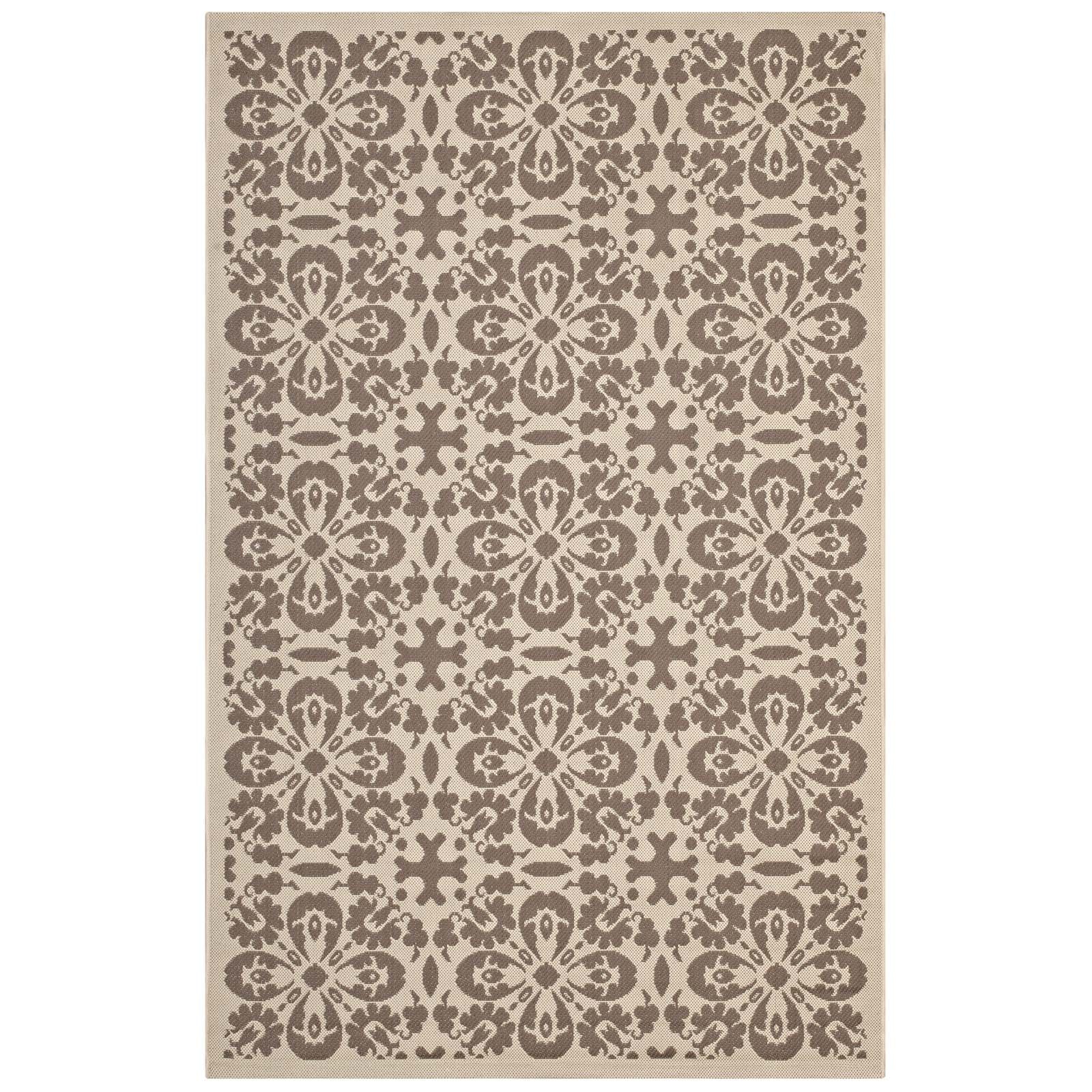 Light and Dark Beige / 5x8