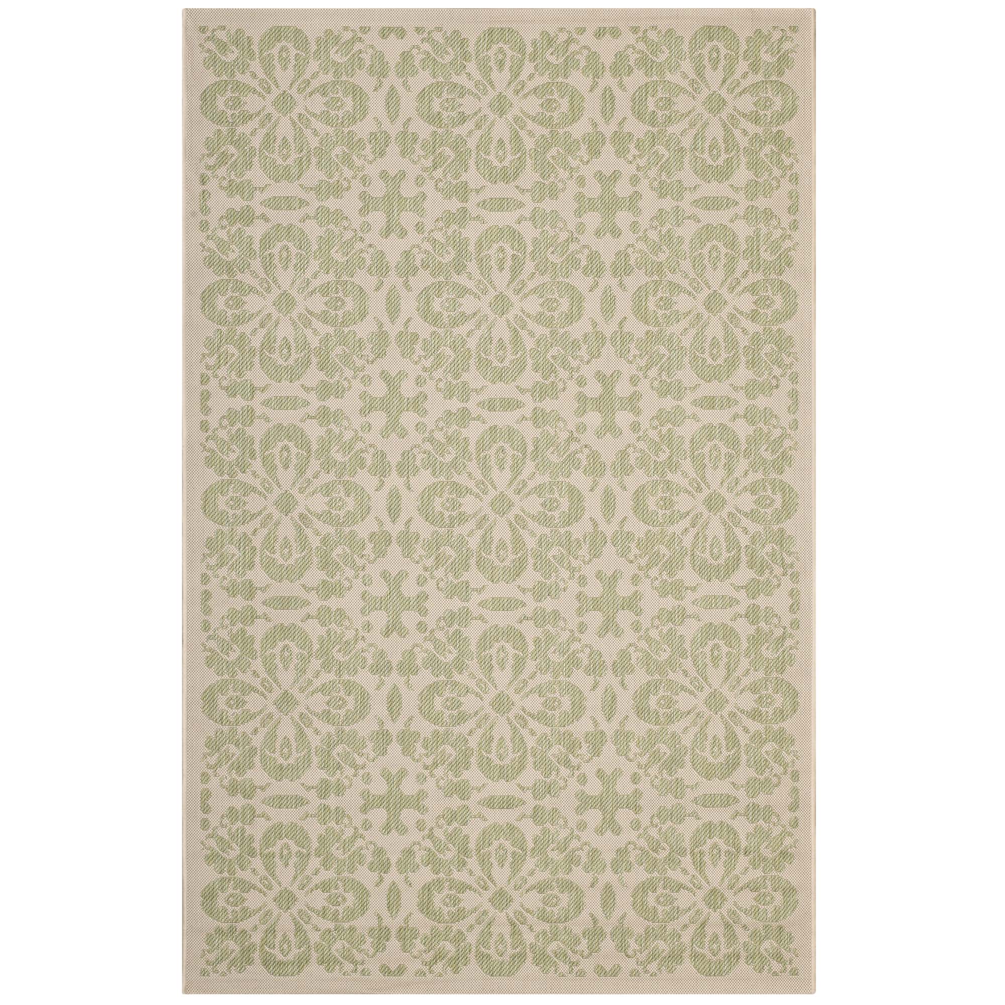 Light Green and Beige